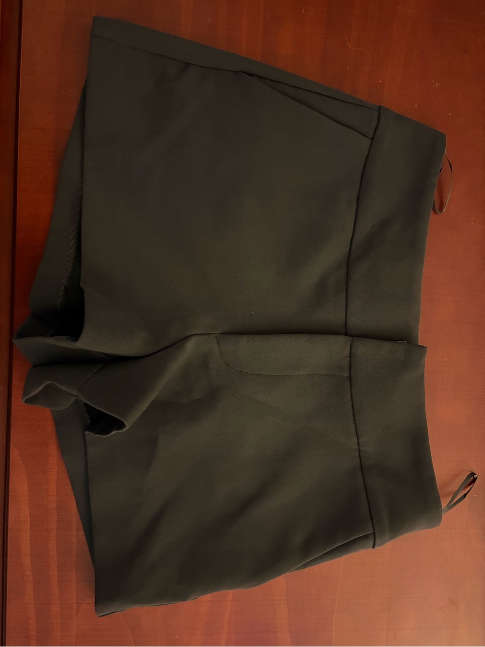 Dark Grey High-Waist Casual Shorts